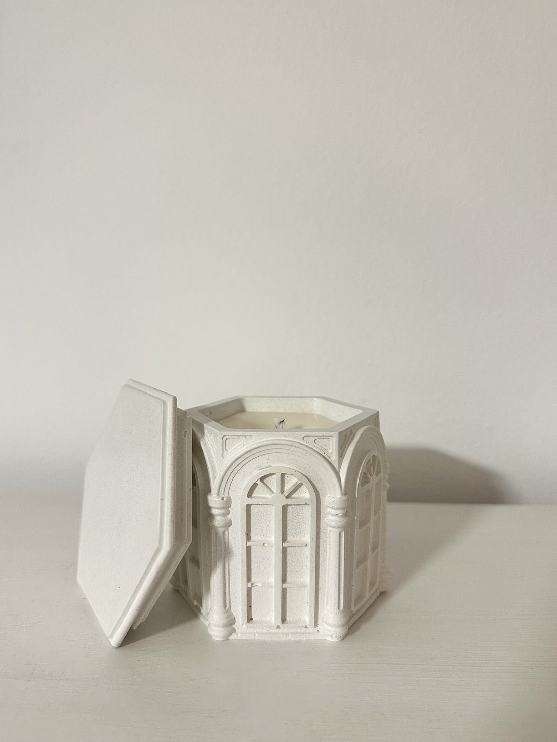 Velas aromáticas en cemento - decoración en cemento Barcelona