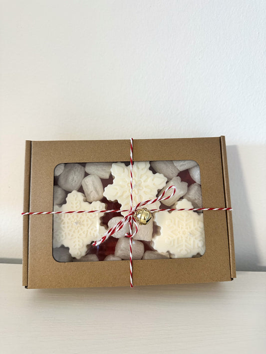 Snefnug - Set 3 velas copo de nieve