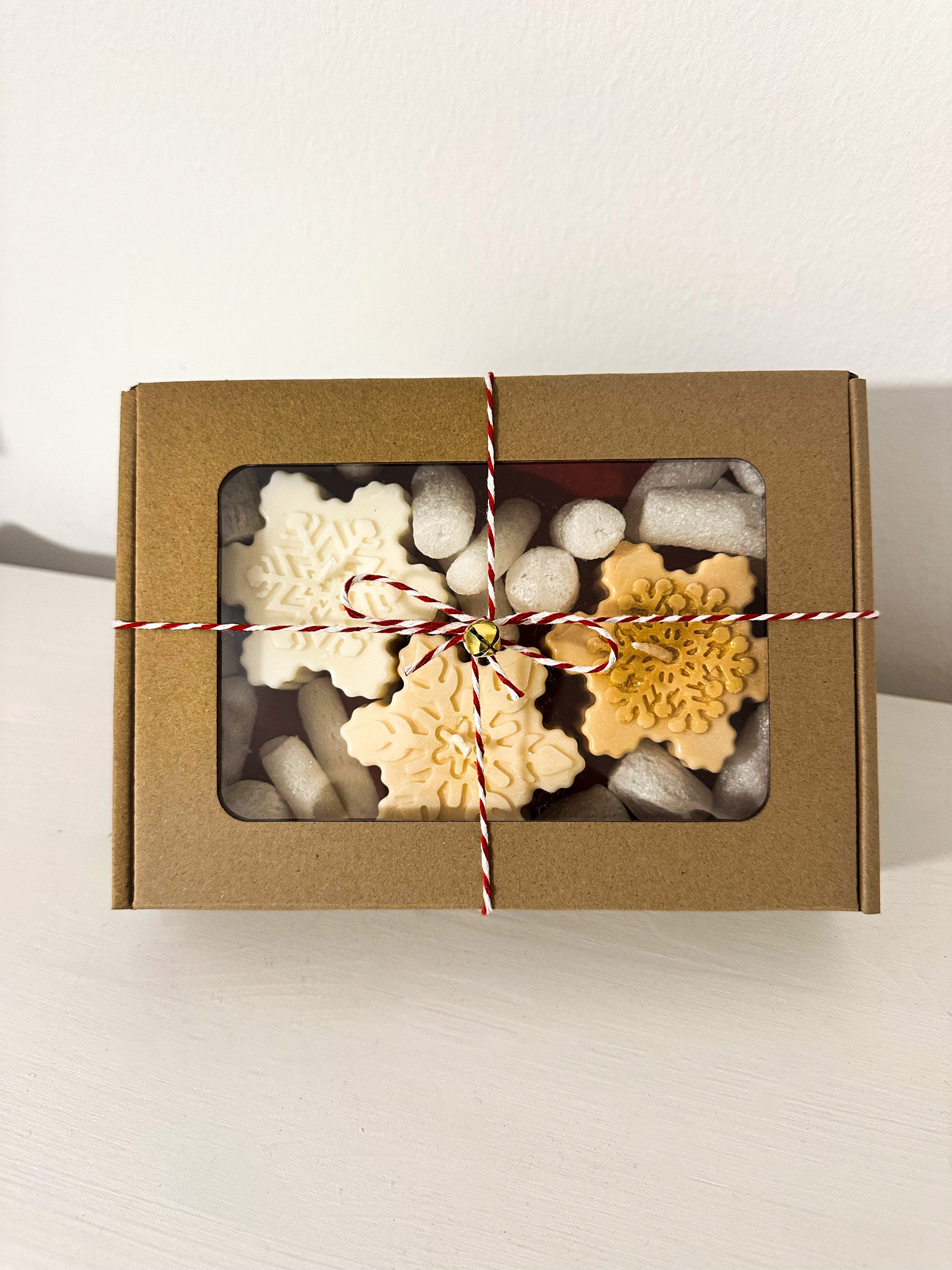 Snefnug - Set 3 velas copo de nieve