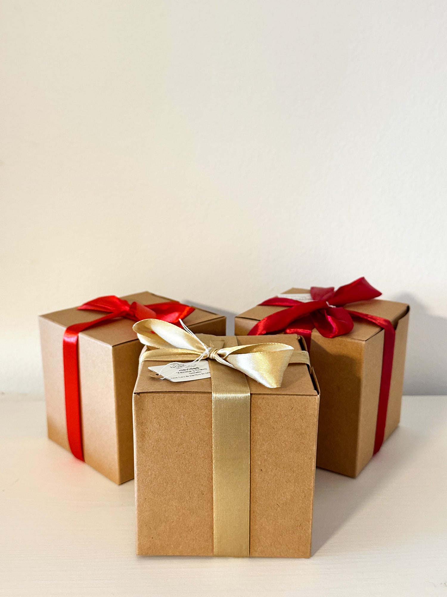 Velas aromáticas hechas a mano en Barcelona - colección Navidad