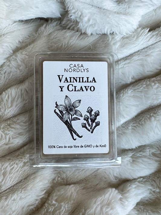 VAINILLA Y CLAVO — Wax Melt en tableta
