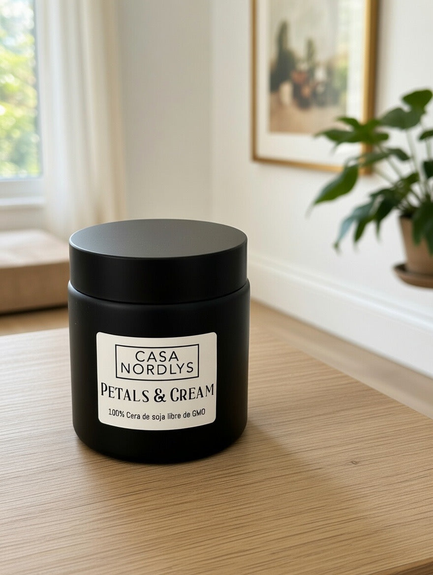 Pack Petals & Cream – Vela aromática + Wax melts de cera de soja
