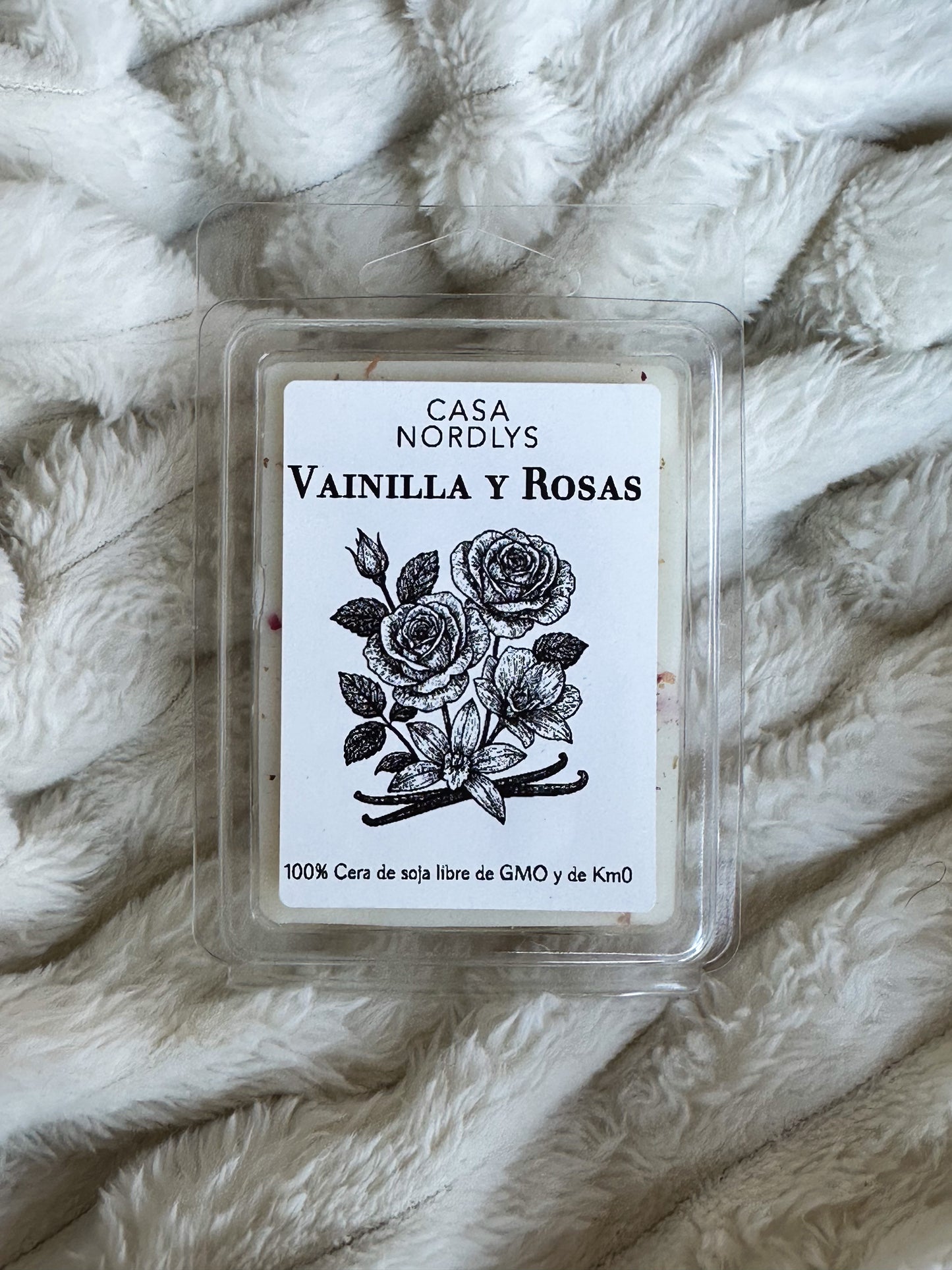 VAINILLA Y ROSAS — Wax Melt en tableta