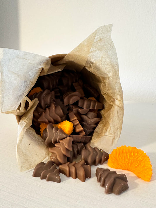 Wax Melt en figuras Canela y Naranja