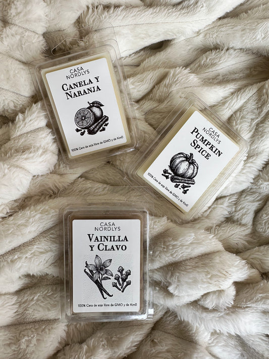 PACK NAVIDAD EN CASA — Set de 3 wax melts